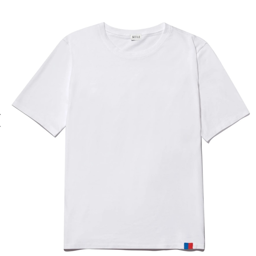 KULE Classic White Short Sleeve Tee - Picture 2 of 7